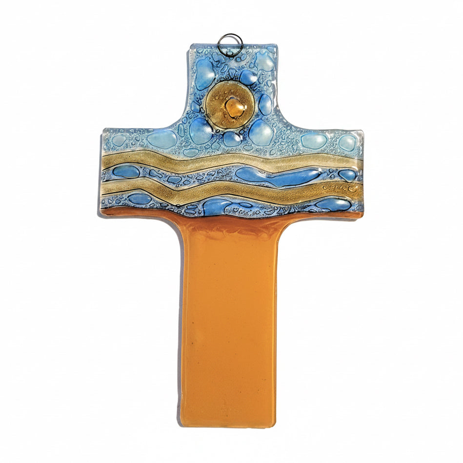 Horizon Cross, Blue & Amber