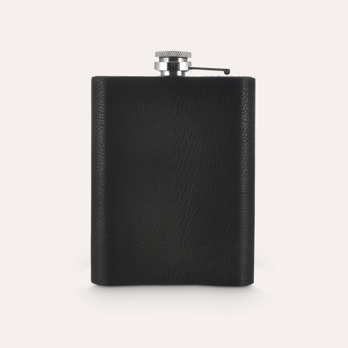 Leather Flask: Black
