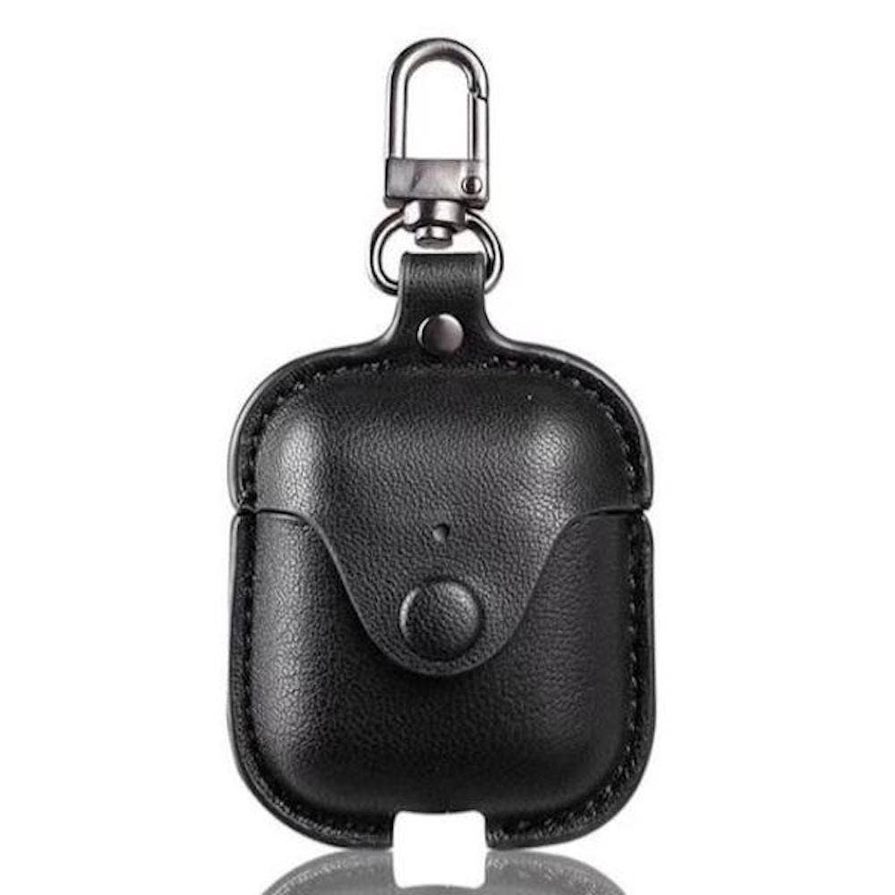 Leather AirPod Case, Black