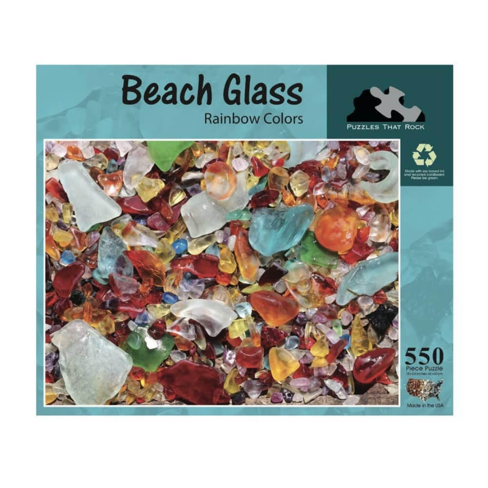Beach Glass Rainbow Puzzle