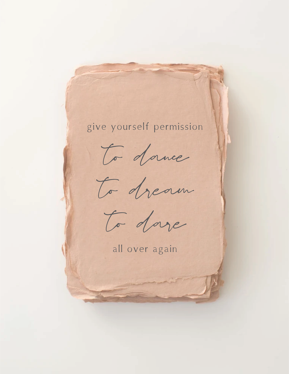 Dance, Dream, Dare | Card | Flat 1 sided