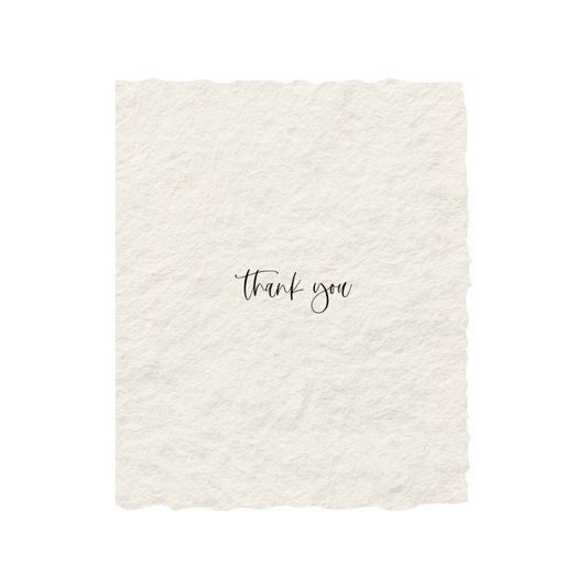 Thank You | Eco-Friendly Gratitude Greeting Card