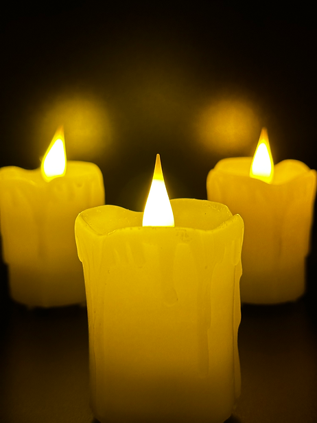 Mandala, Decorative Candle Holder, Rechargeable LED Candle