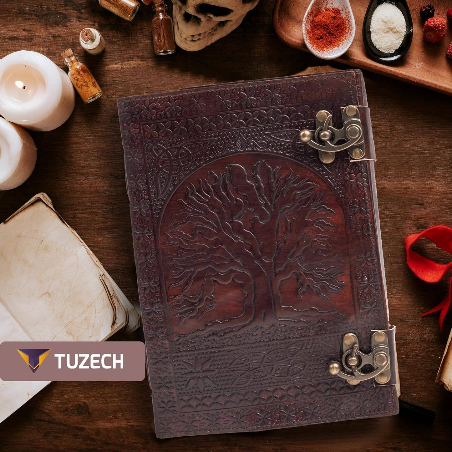 Tree of life journal 7 x 10 blank 600 pages
