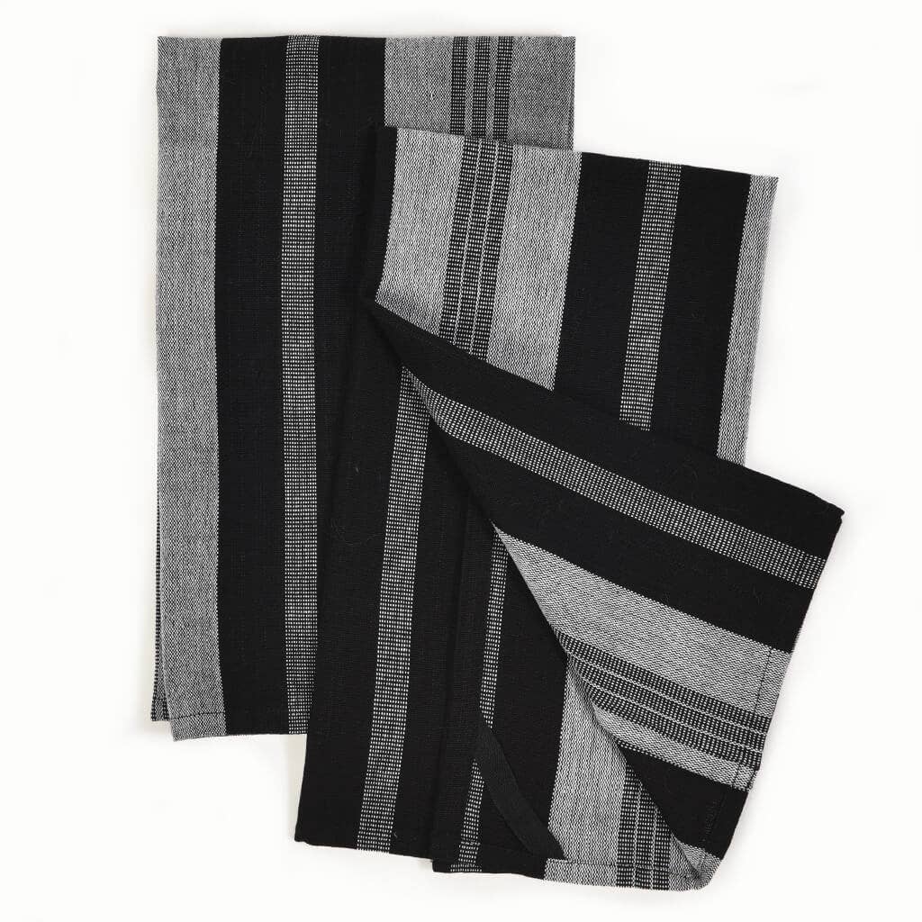 Kitchen Towel Sets: Black &amp; Gray