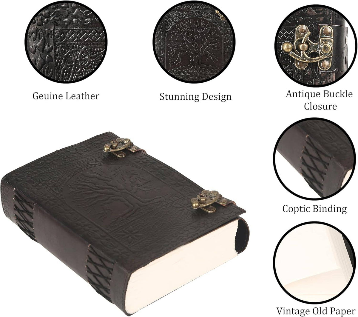 Tree of life journal 7 x 10 blank 600 pages