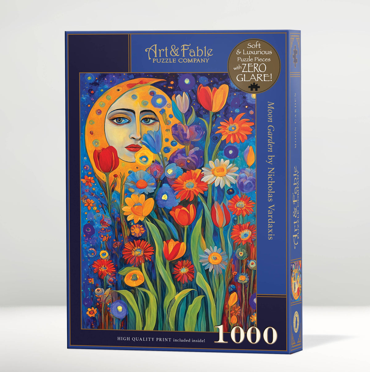 NEW! Moon Garden; 1000-pc Velvet-Touch Jigsaw Puzzle