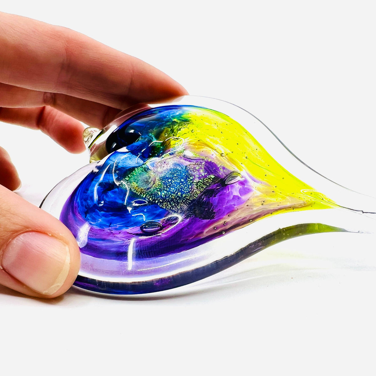 Small Blown Glass Heart