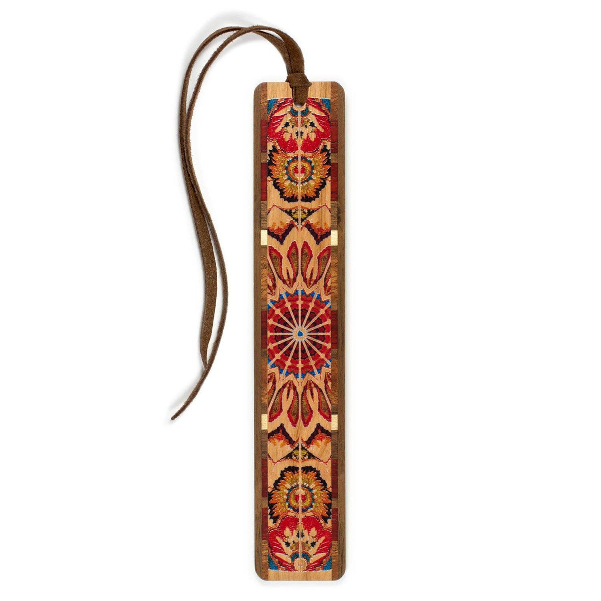 Handmade Wooden Bookmark (Kaleidoscope)