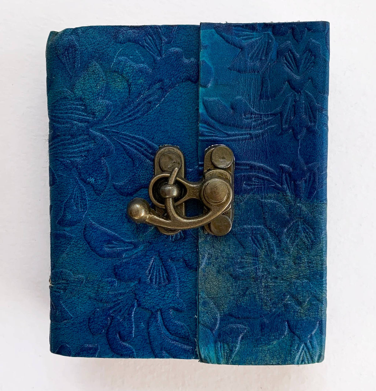 Blue Embossed Journal  ~ 3&quot; x 4&quot;