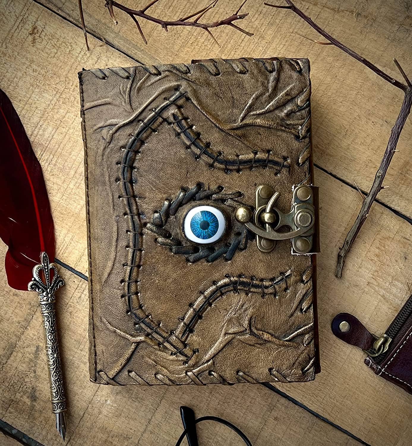Hocus Pocus Inspired Leather Journal