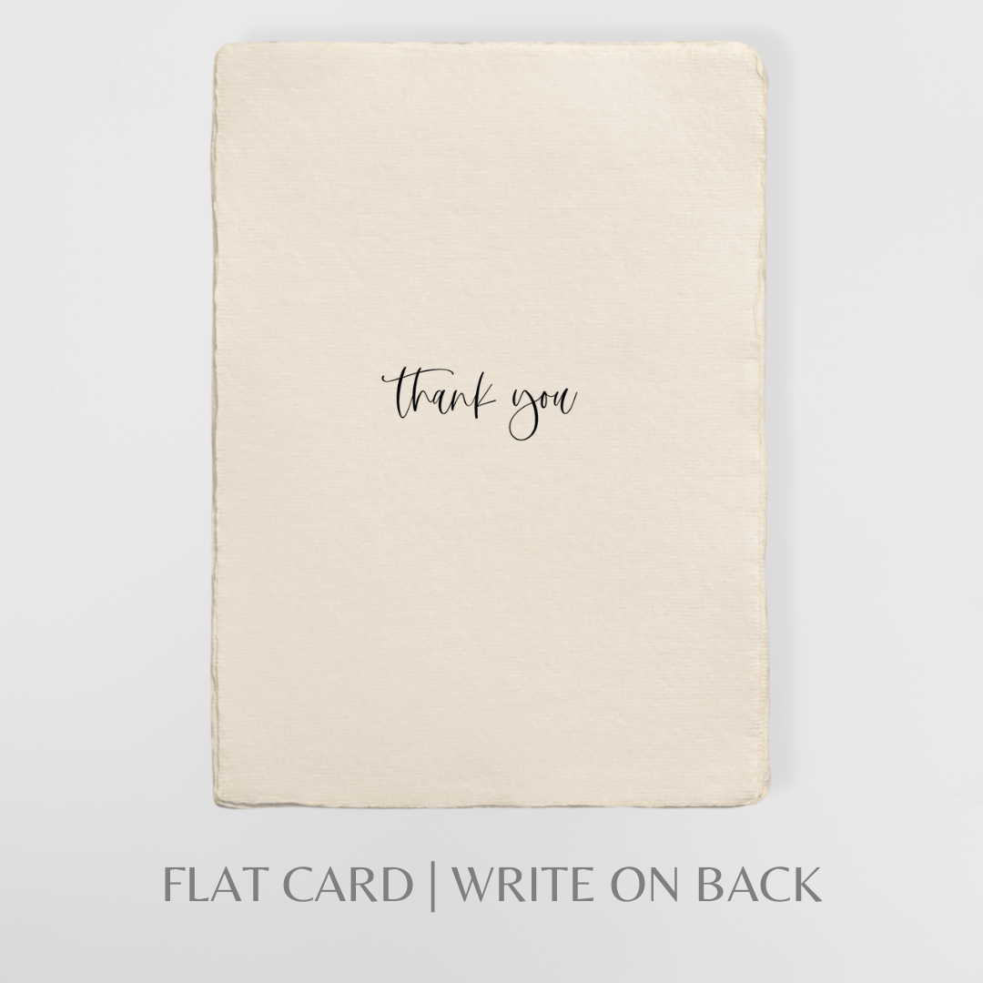 Thank You | Eco-Friendly Gratitude Greeting Card