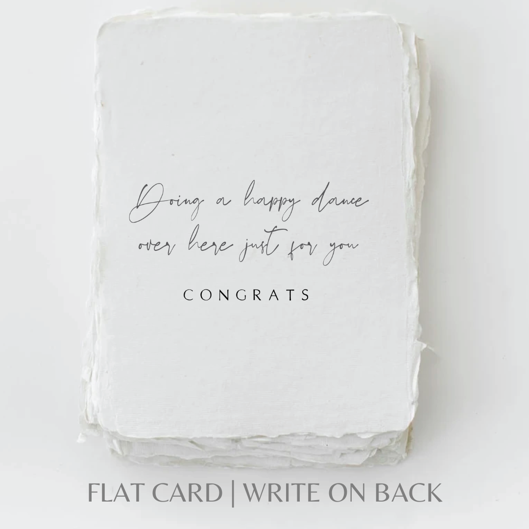 Happy Dance For You | Congratulations Greeting Card