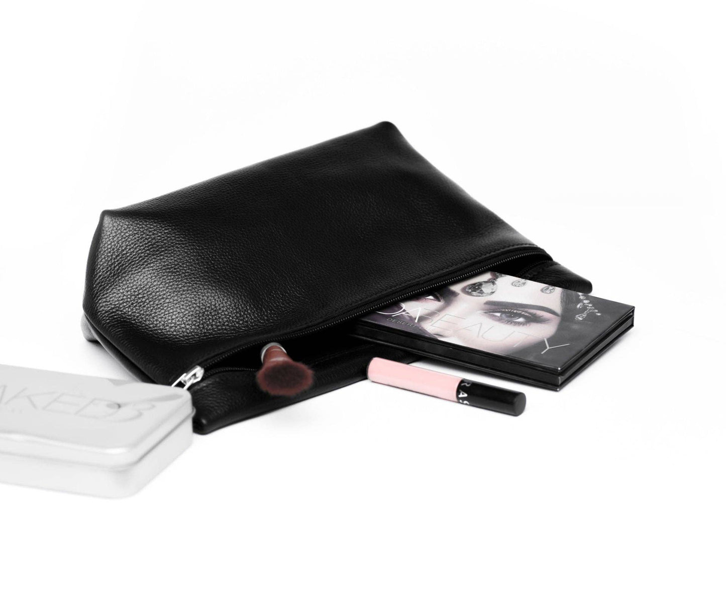 Leather Makeup Bag