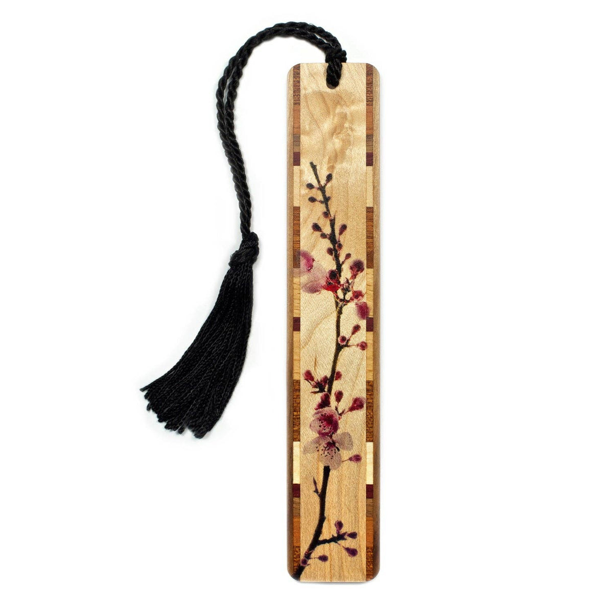 Cherry Blossom Japanese Sakura Wooden Bookmark
