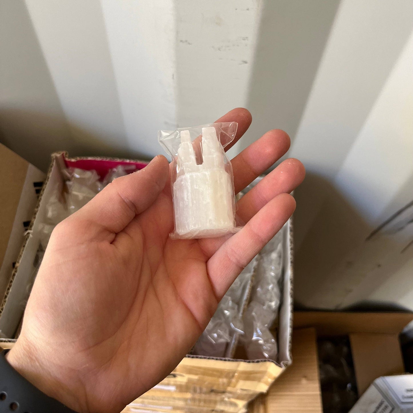 Selenite Twin Tower 2.36"