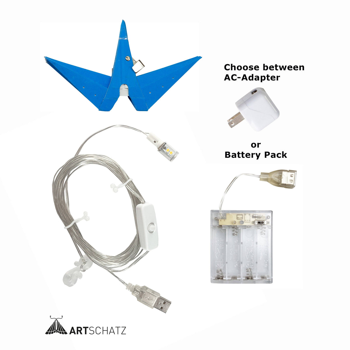 Moravian Mini Star 7" Azure Needle Punch - Paper Lantern