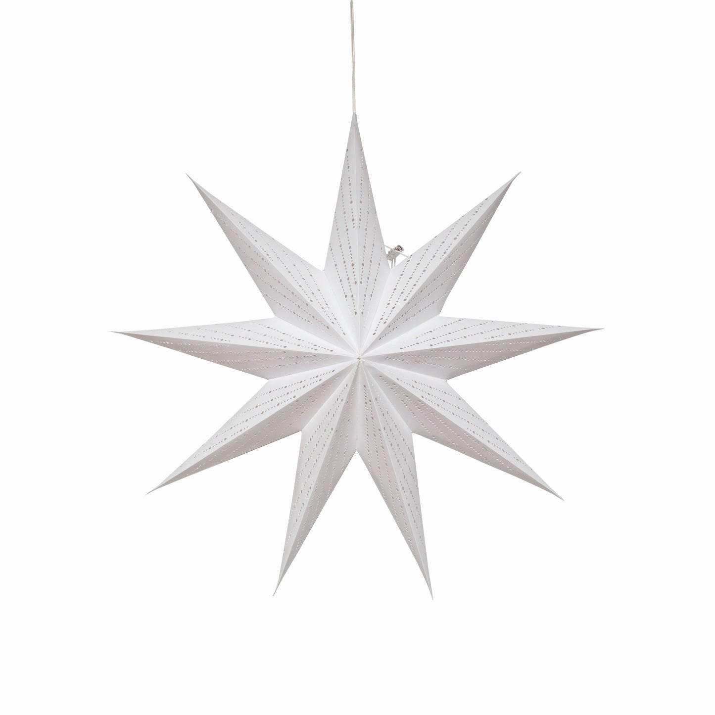 Dottie White Paper Star Lantern Light