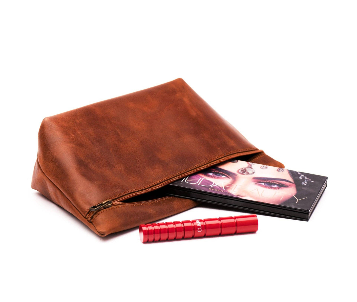 Leather Makeup Bag