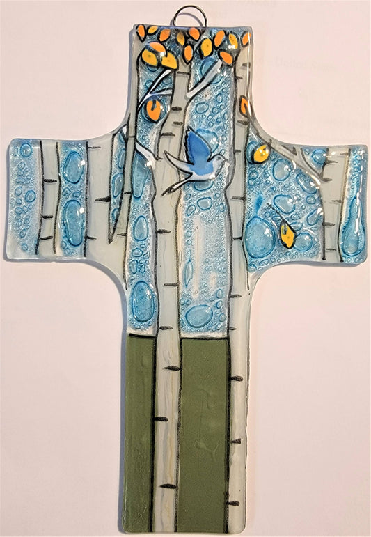 Aspen/ Birch Tree Cross