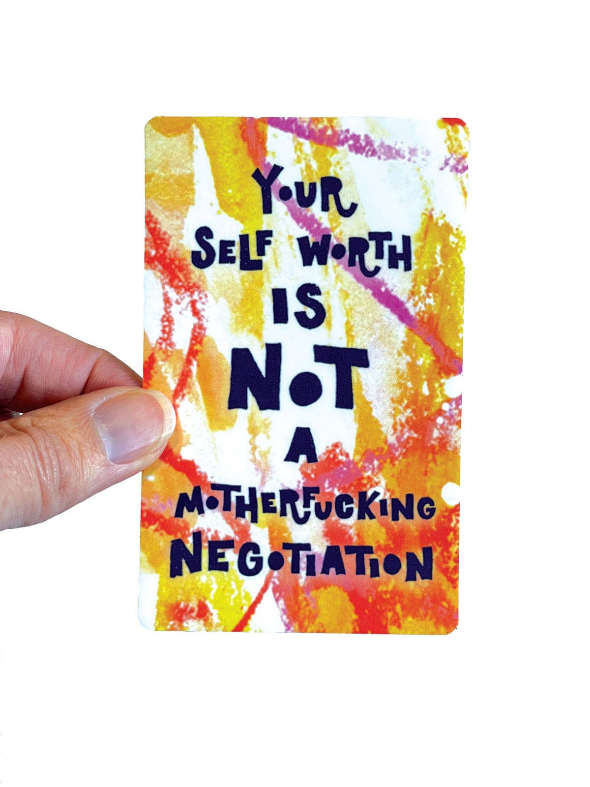 Your Self Worth Sticker