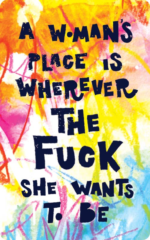 A Woman's Place Sticker