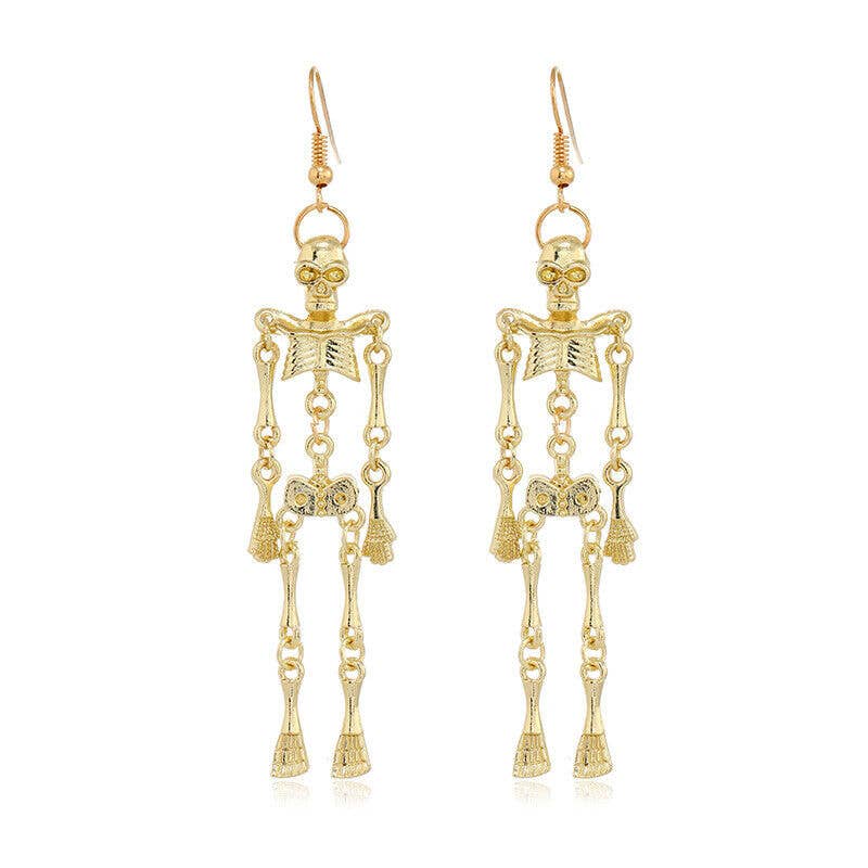 Halloween Skeleton Hanging Earrings