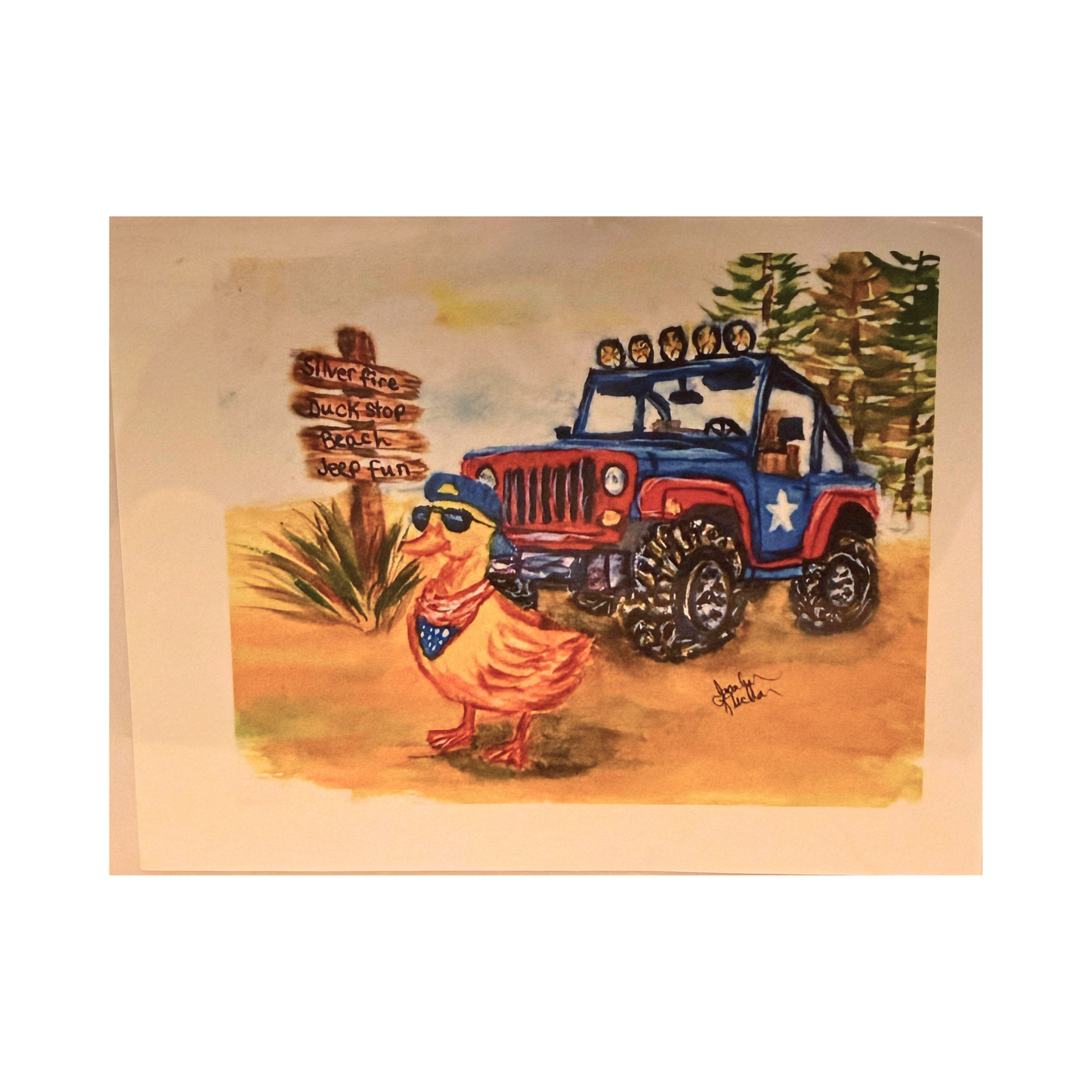 Jeep Fest Greeting Cards Jacalyn Kuchar