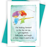 Rearview Greeting Card