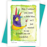 Support Angel Greeting Card