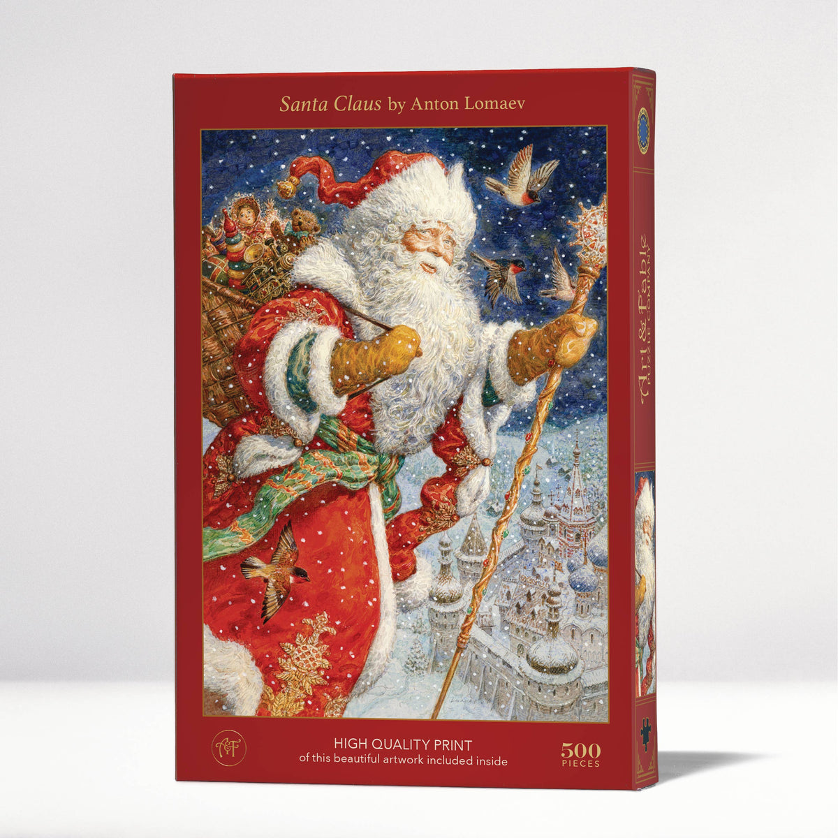 Santa Claus; 500-pc Christmas Puzzle Decor Gift Holiday Fun!