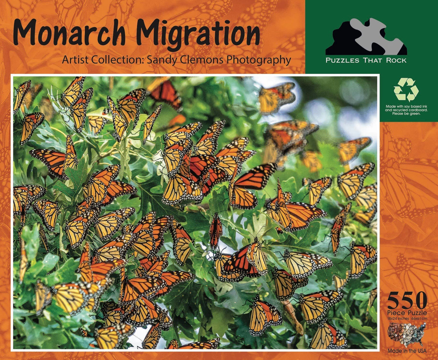 Monarch Migration,  550 Piece Jigsaw Puzzle