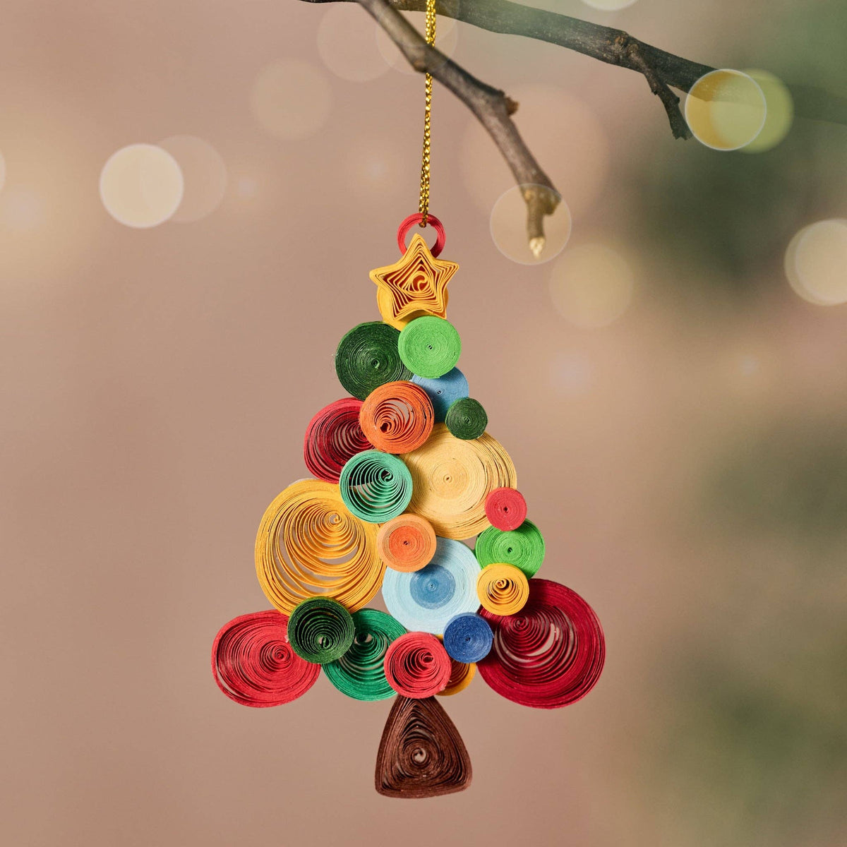 Quilled Tree Ornament
