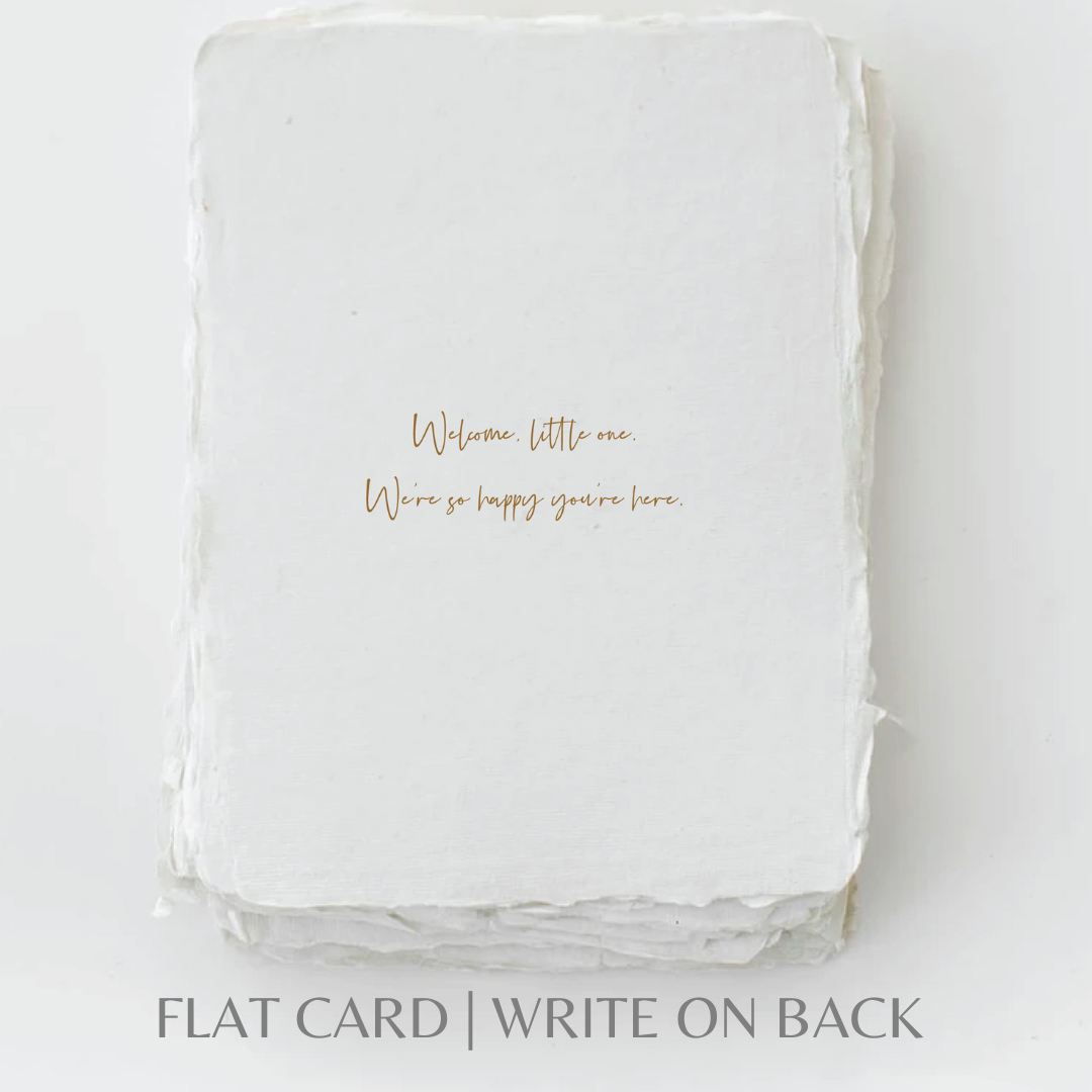 Welcome Little One | Baby Shower Greeting Card