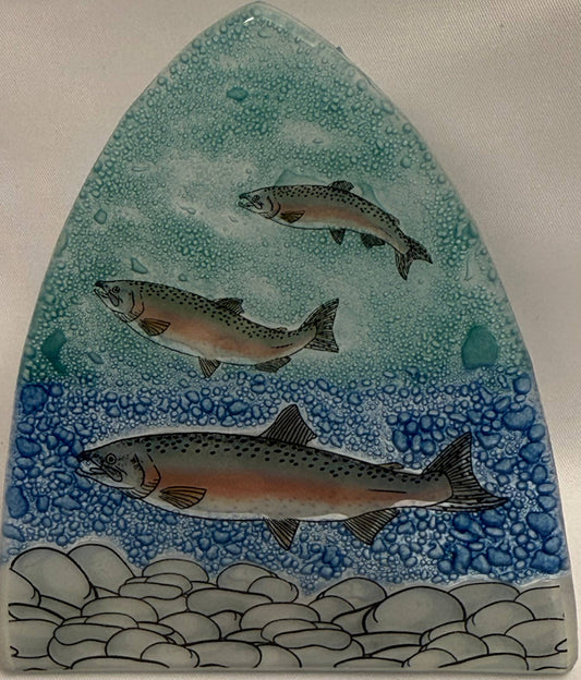 Salmon Swimming Night Light