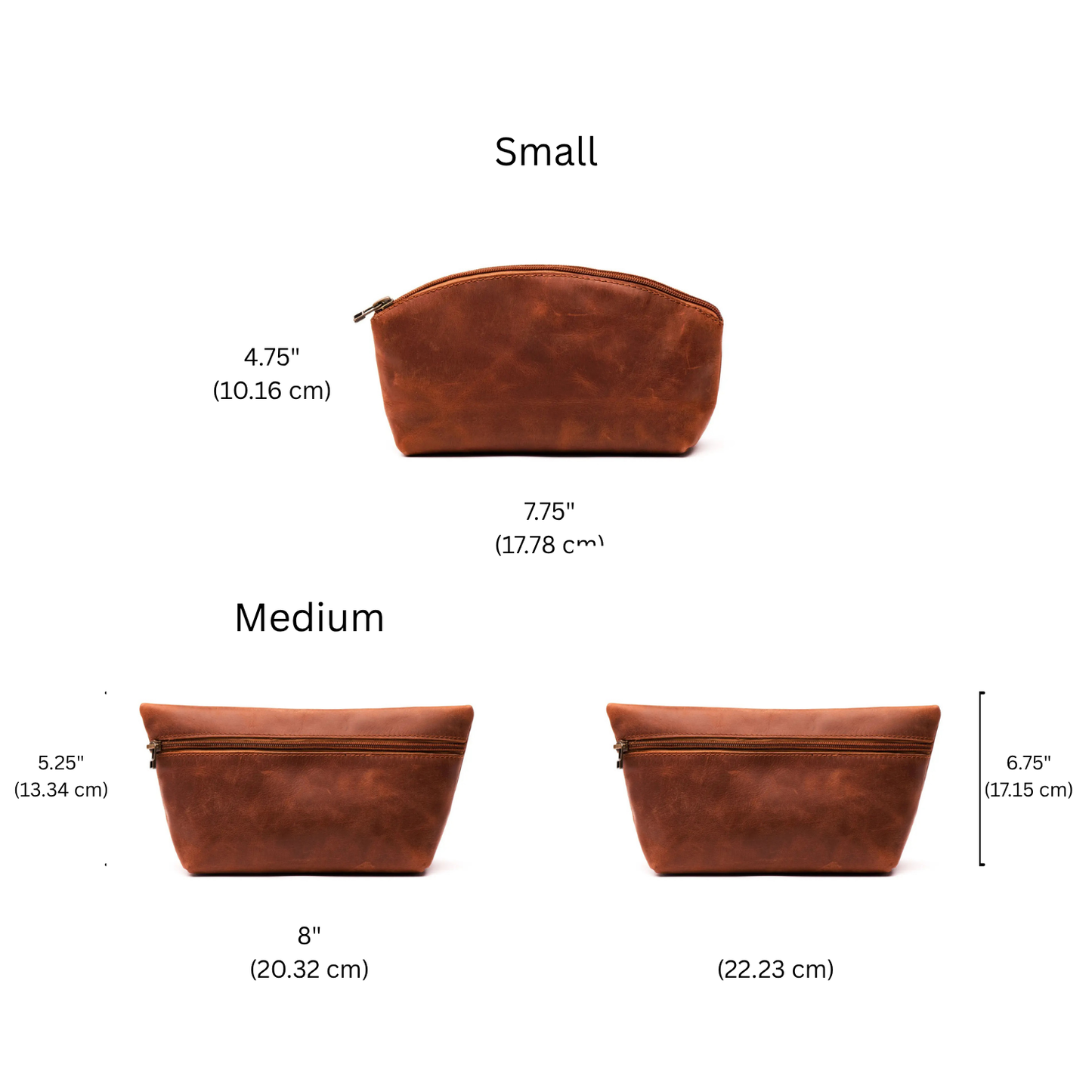 Leather Makeup Bag