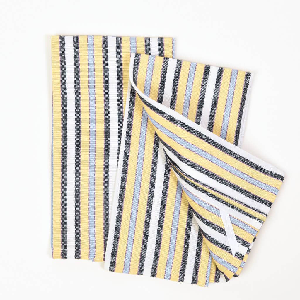 Kitchen Towel Sets: Black &amp; Gray