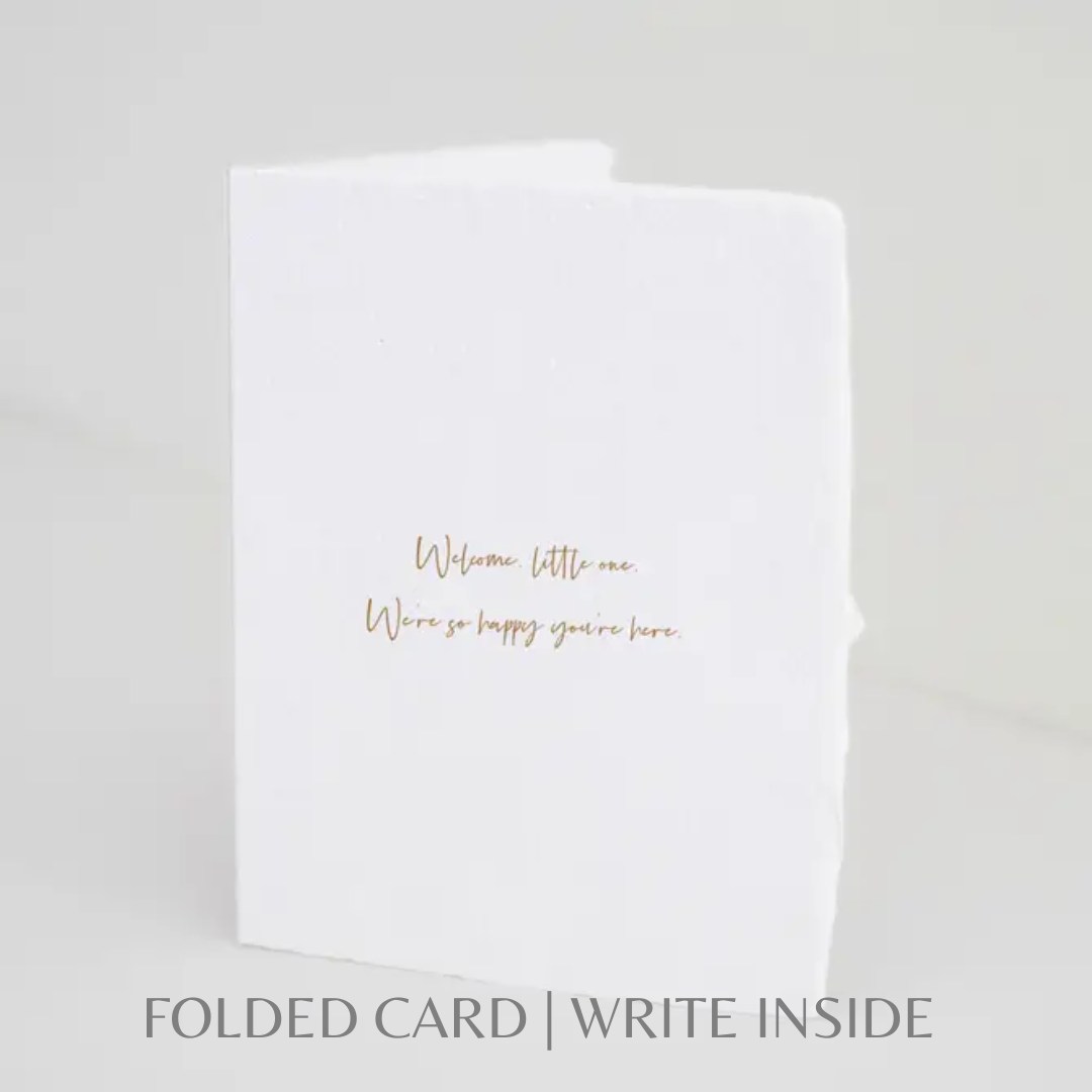 Welcome Little One | Baby Shower Greeting Card