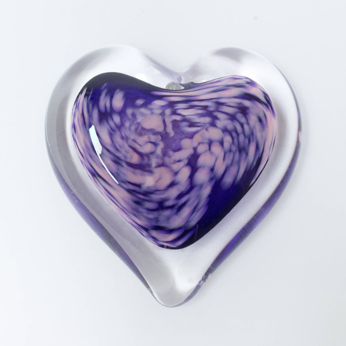 Parisian Night Heart Paperweight