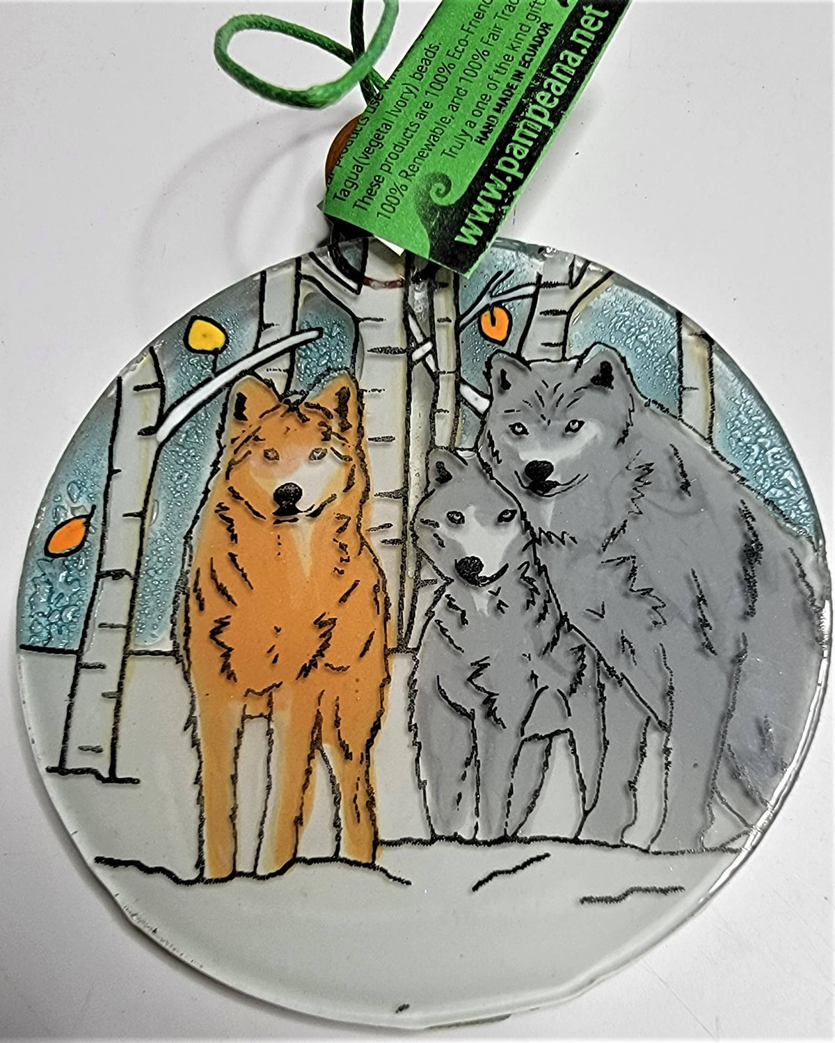 Wolf Pack Ornament / suncatcher