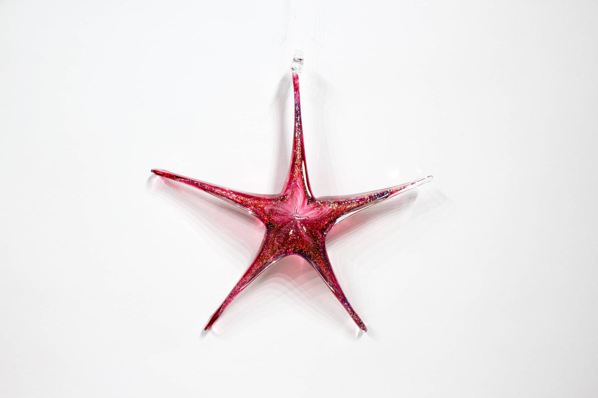 Star Ornament Cranberry