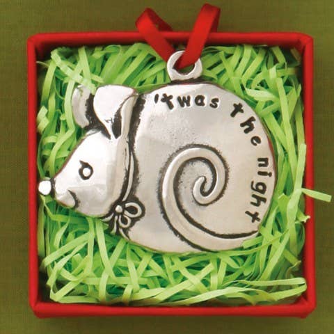 Mouse/Before Christmas Ornament (Boxed)