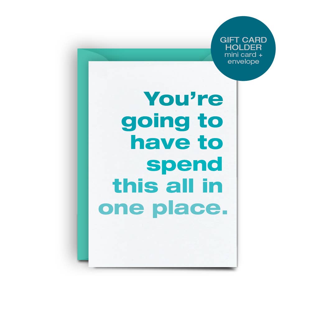 One Place Gift Card Holder