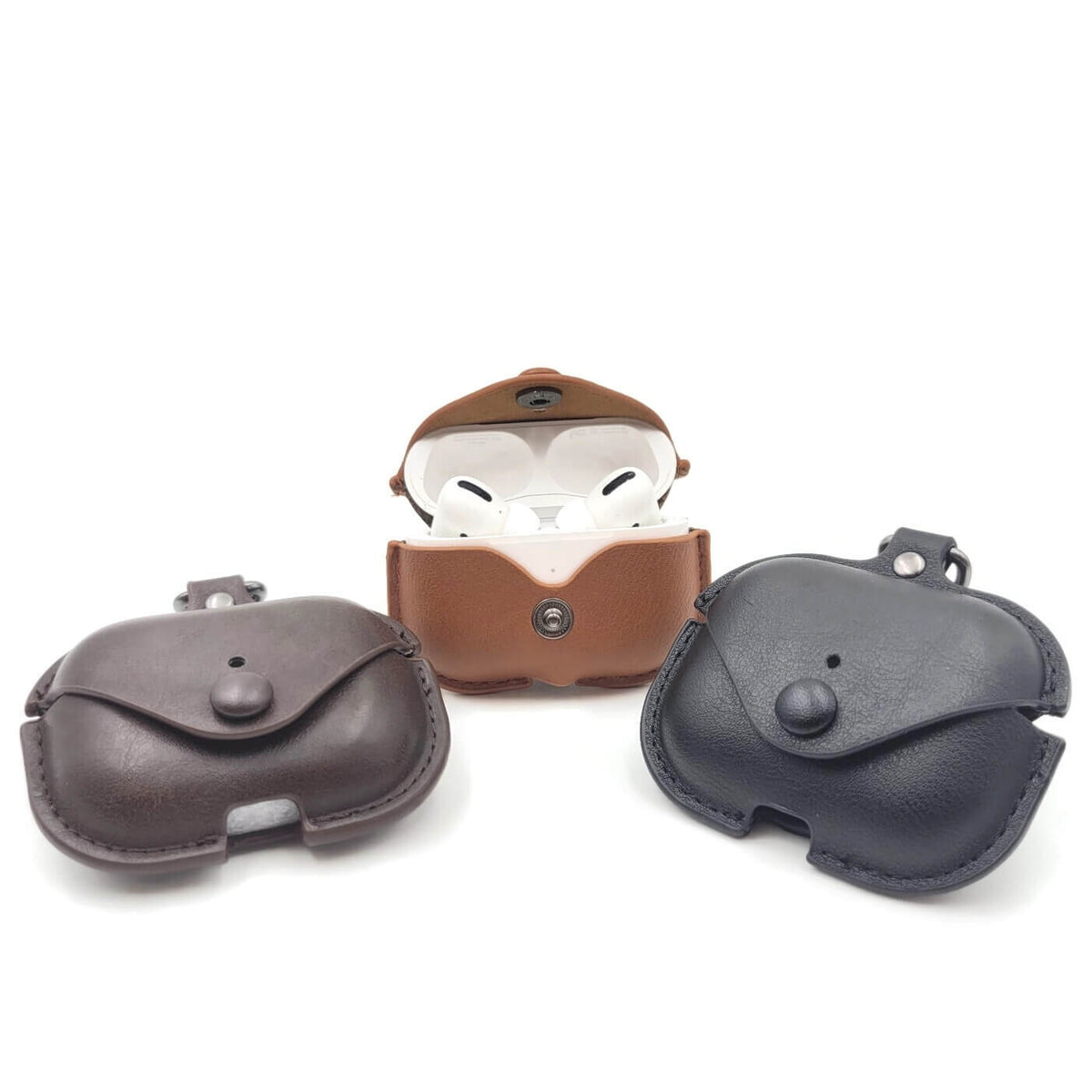 Leather AirPod Pro Case, Tan