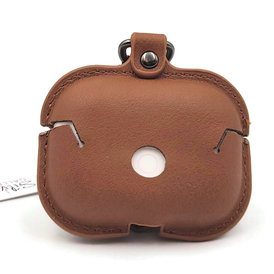 Leather AirPod Pro Case, Tan