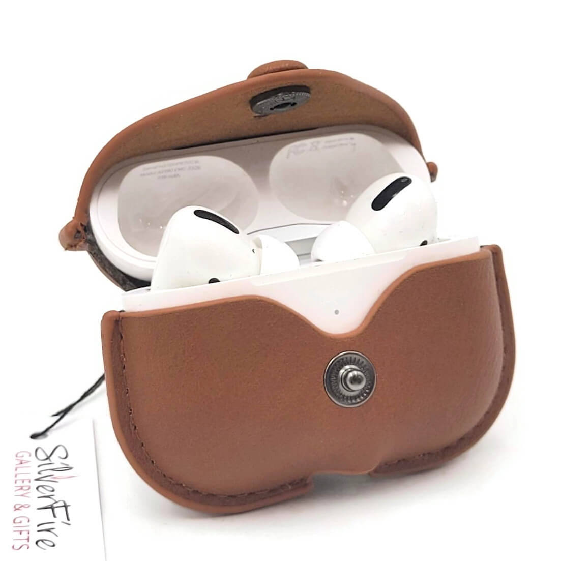 Leather AirPod Pro Case, Tan