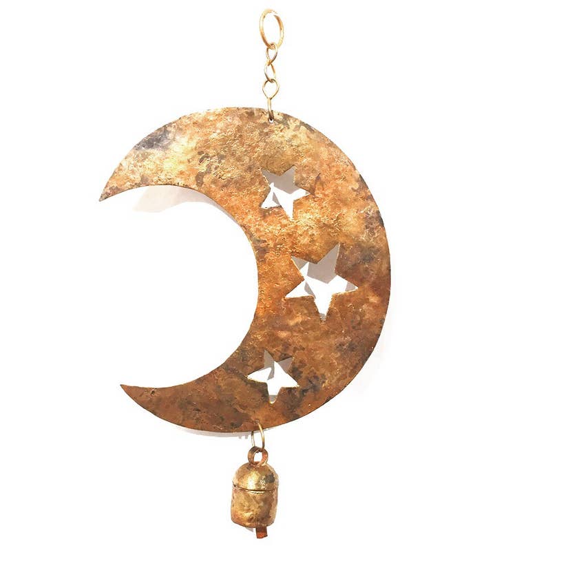 Star Cut Moon Chime