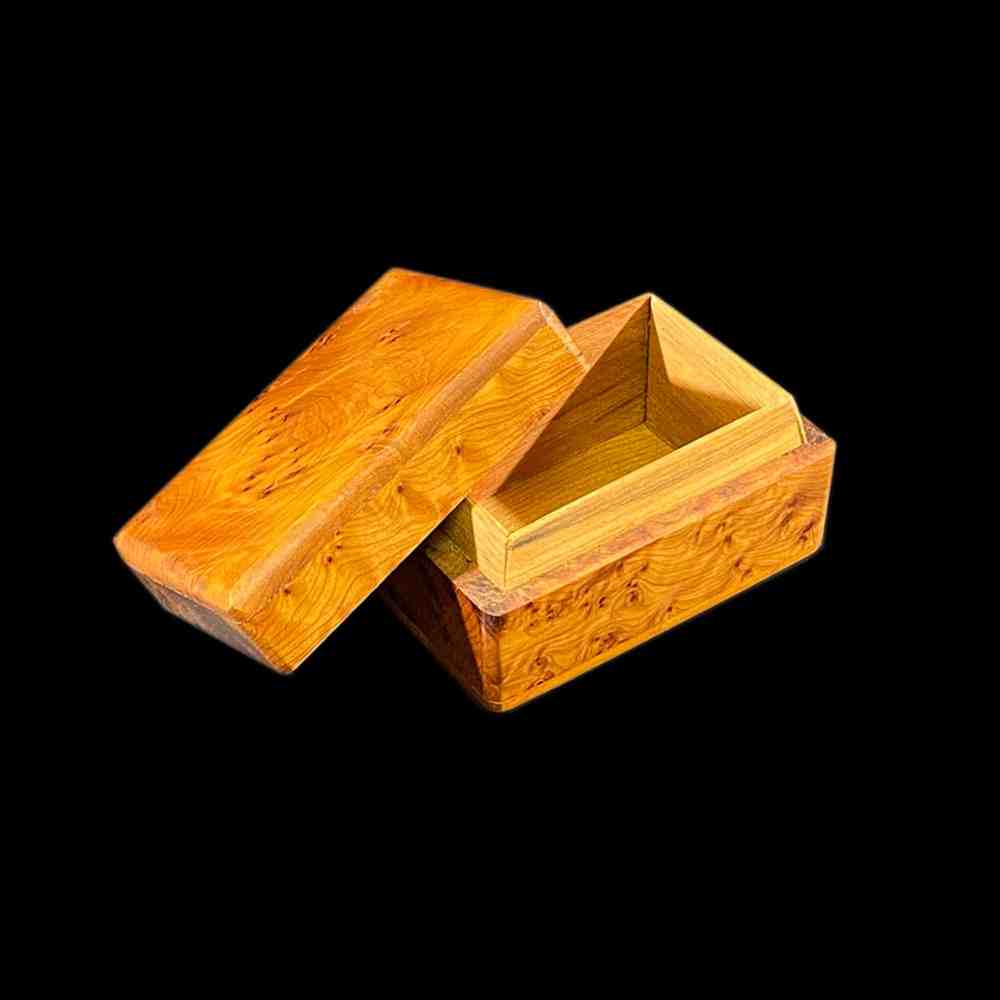 Thuya Wood Small Rectangular Box