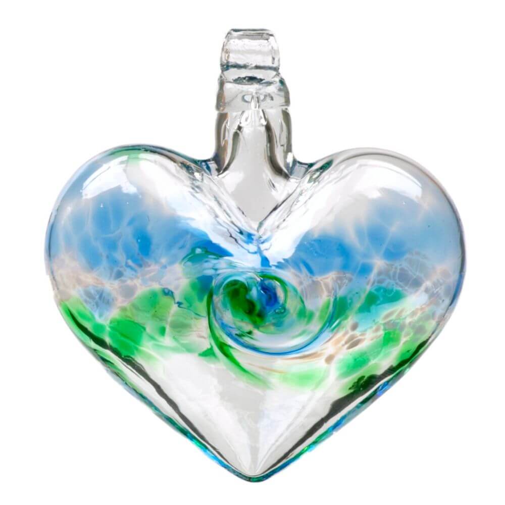 Van Glow Heart Blue/Green