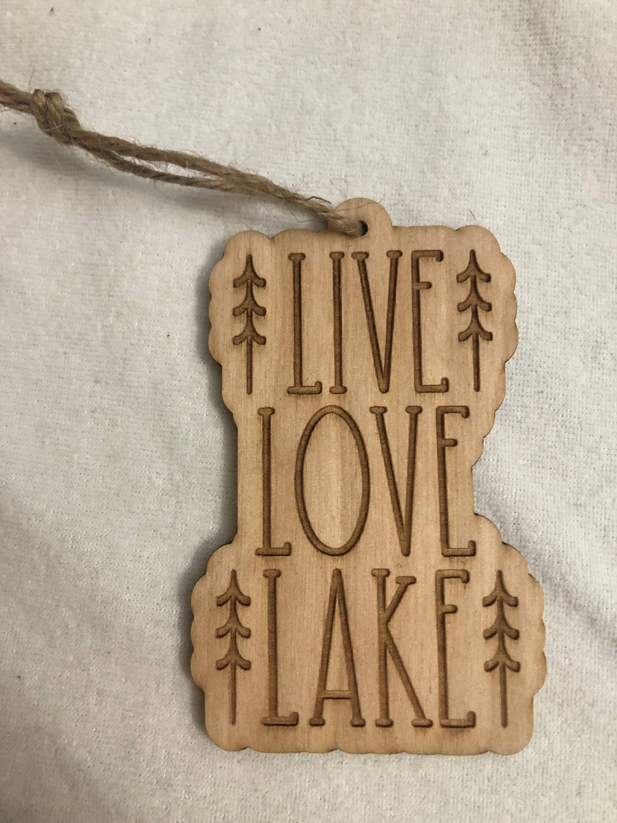 Live, Love, Lake Ornament